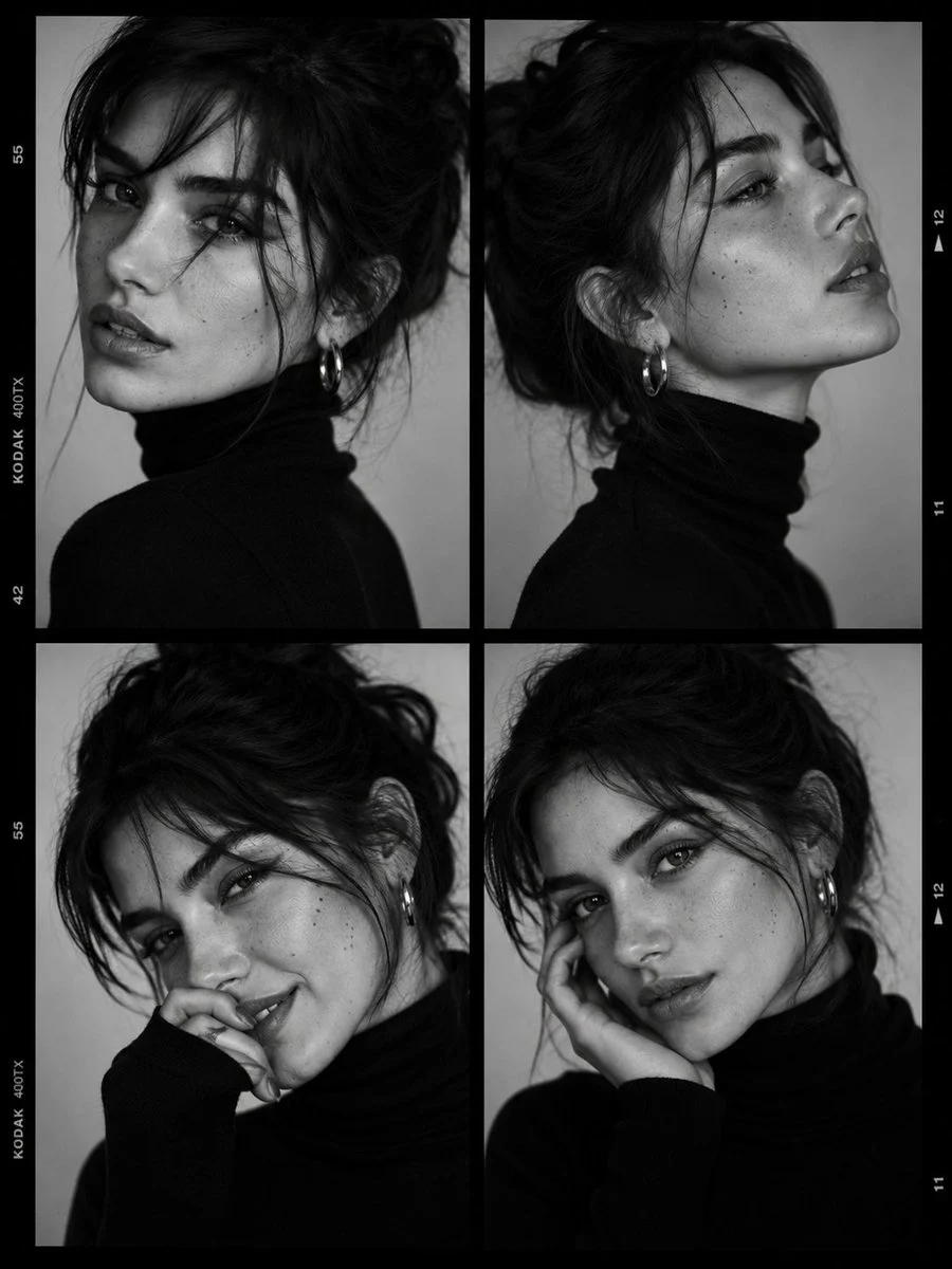 Viral B&W Fashion Contact Sheet