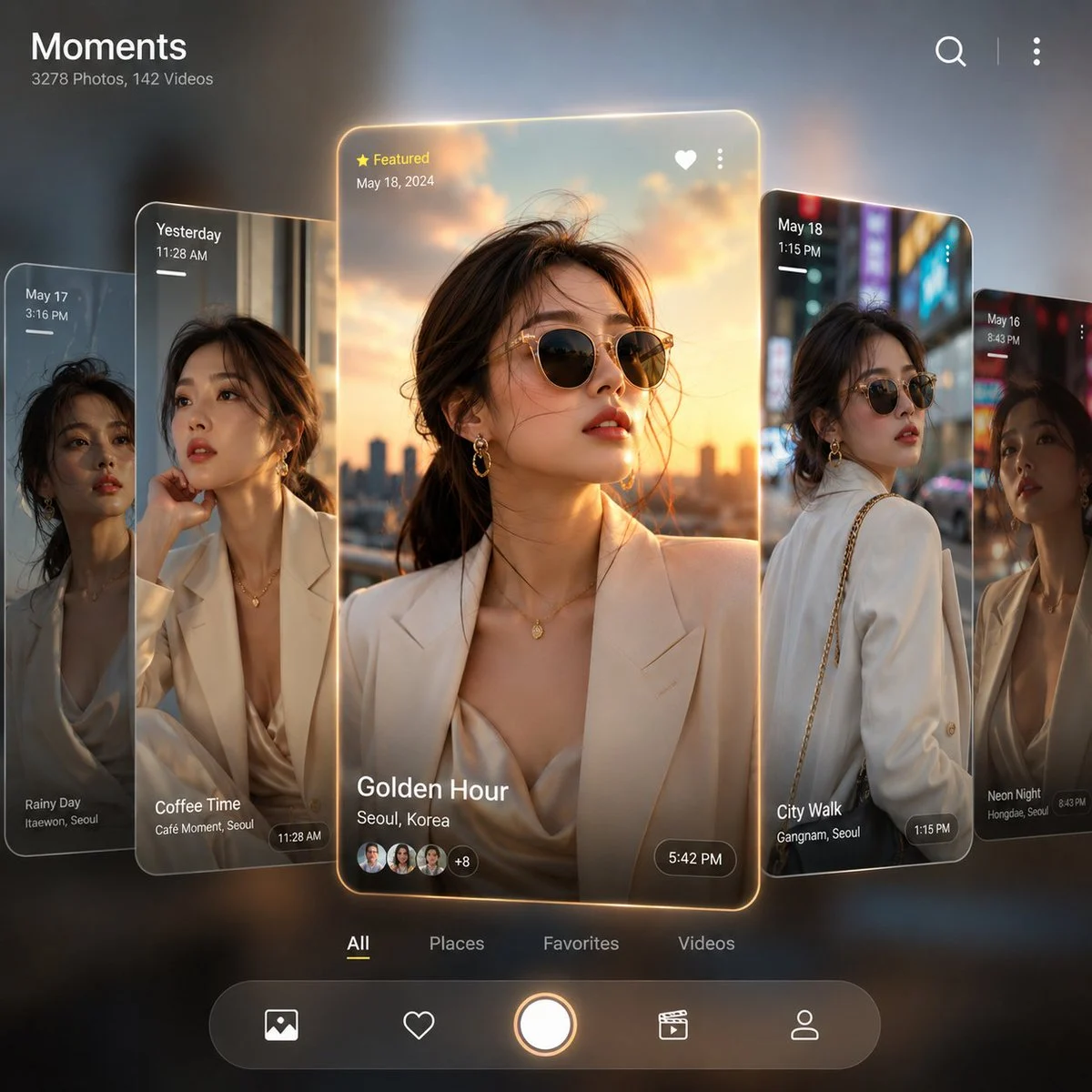 Luxury Fashion Gallery Interface