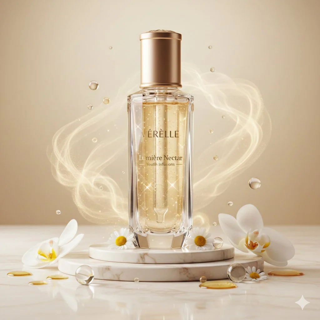 Luxury Skincare Elixir Commercial Shot