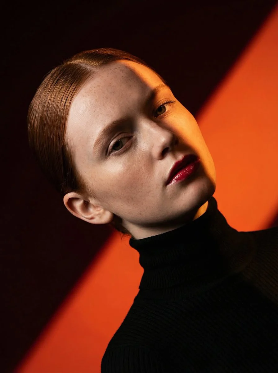 Crimson Shadow Beauty Editorial