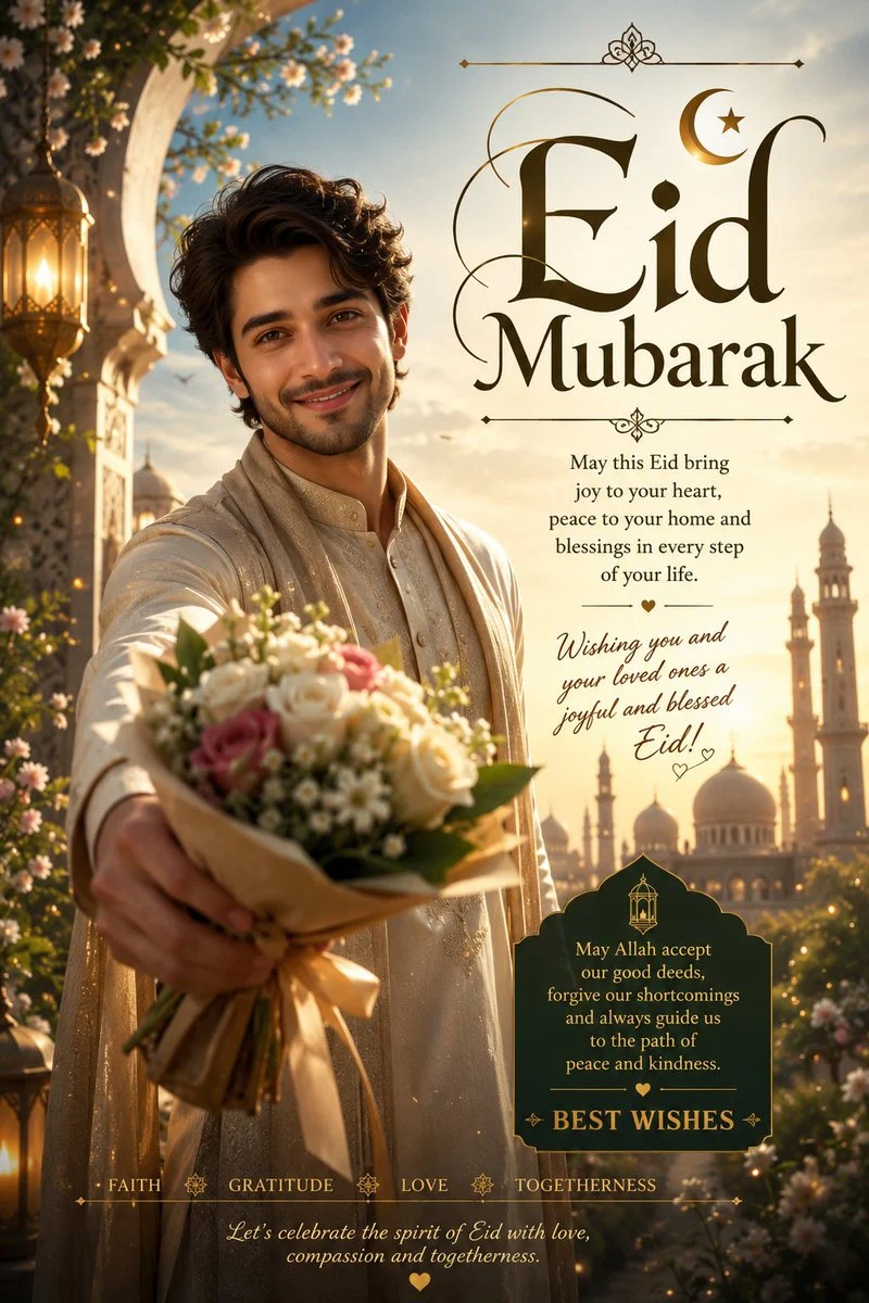 Eid Mubarak Poster Design