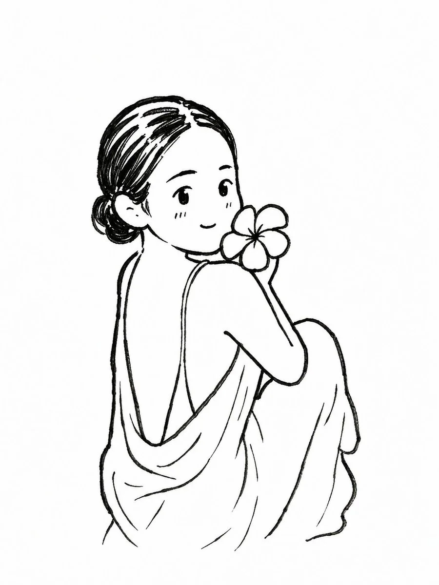 Photo to Cute Chibi Doodle Art