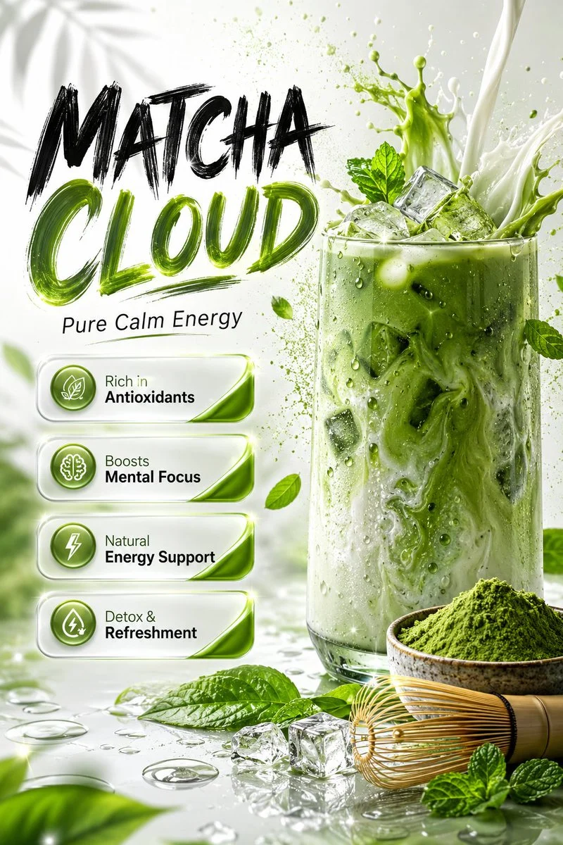 Matcha Cloud Luxury Ad