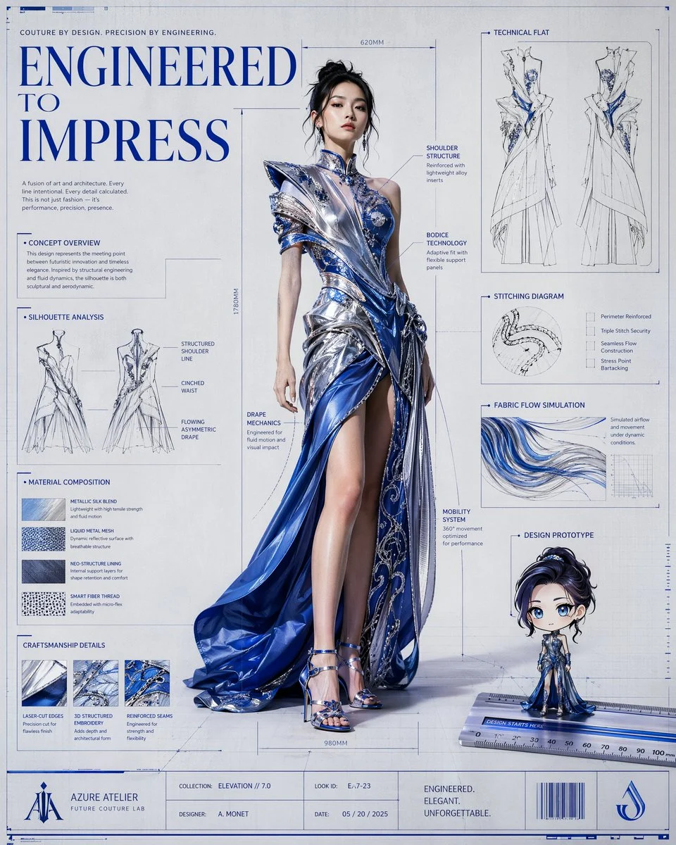 Blueprint Fashion Campaign Poster