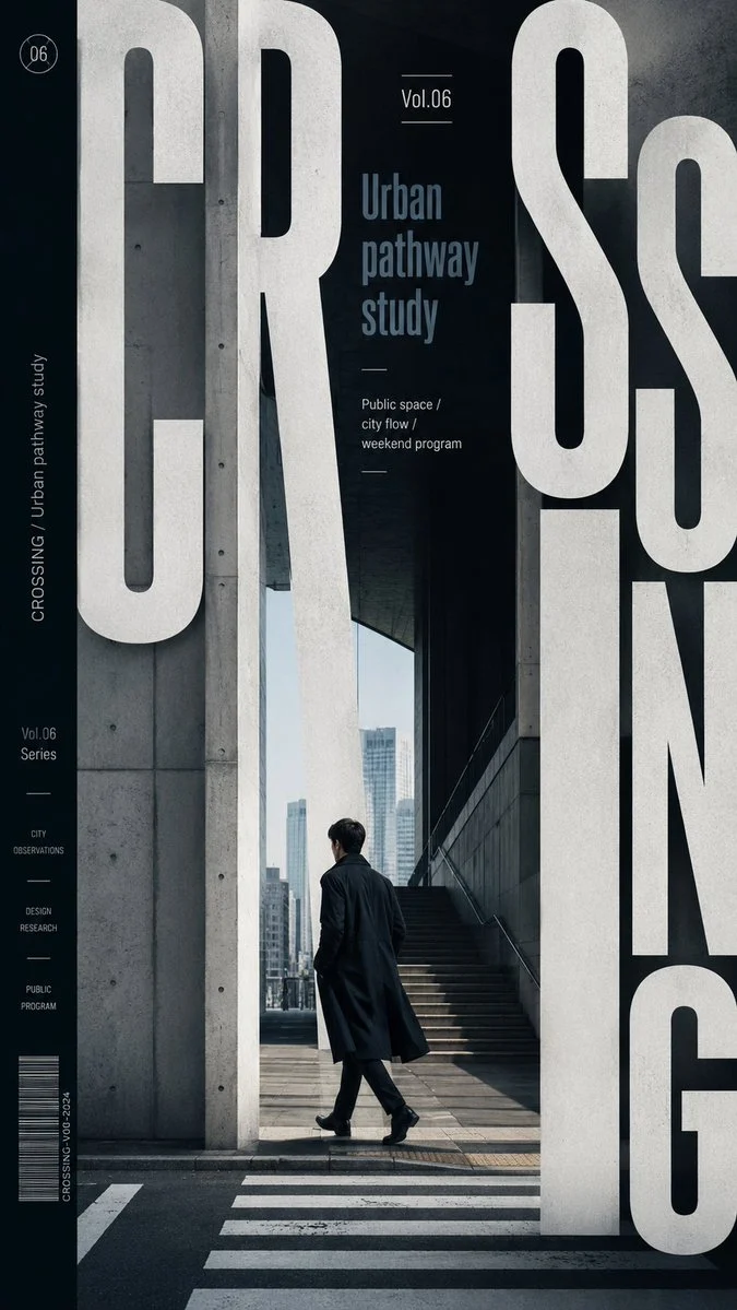 High-End Type Framed Poster Design