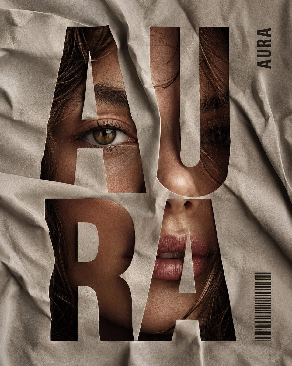 Fabric Typography Editorial Poster