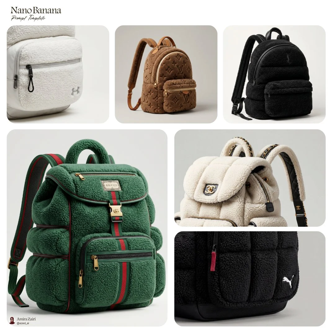 Plush Backpack Studio Shot