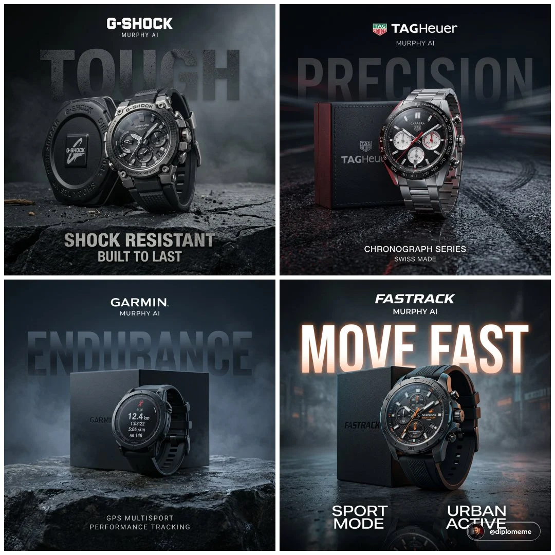 Luxury Watch Commercial Showcase