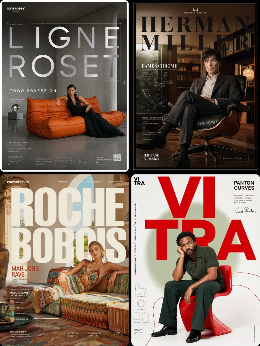 Zendaya Reclines on Togo Throne