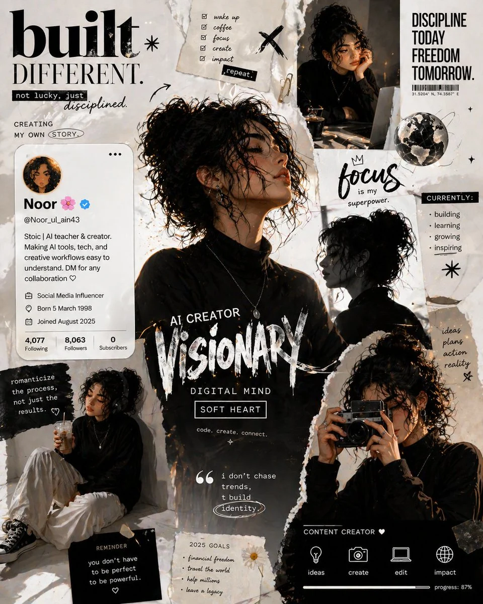 Bold Collage: Built Different Creator