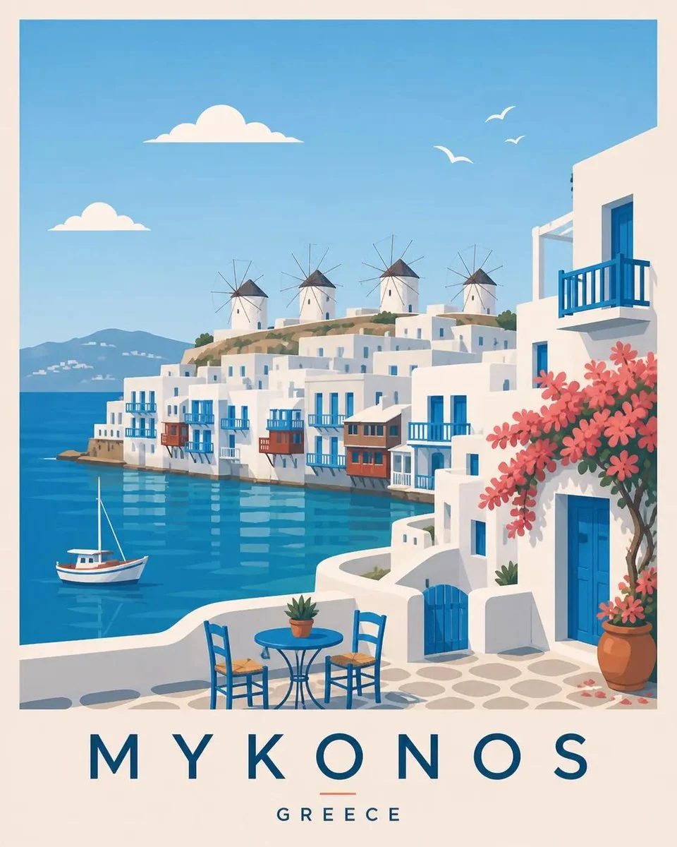 Minimalist Travel Poster Guide