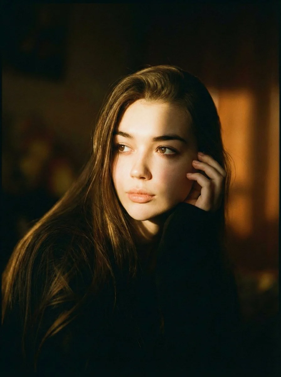 Cinematic Golden Portrait