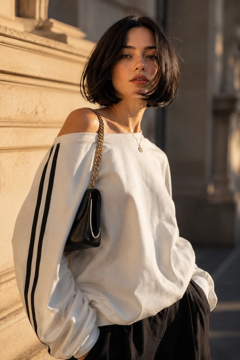 Cinematic Golden Hour Fashion Portrait