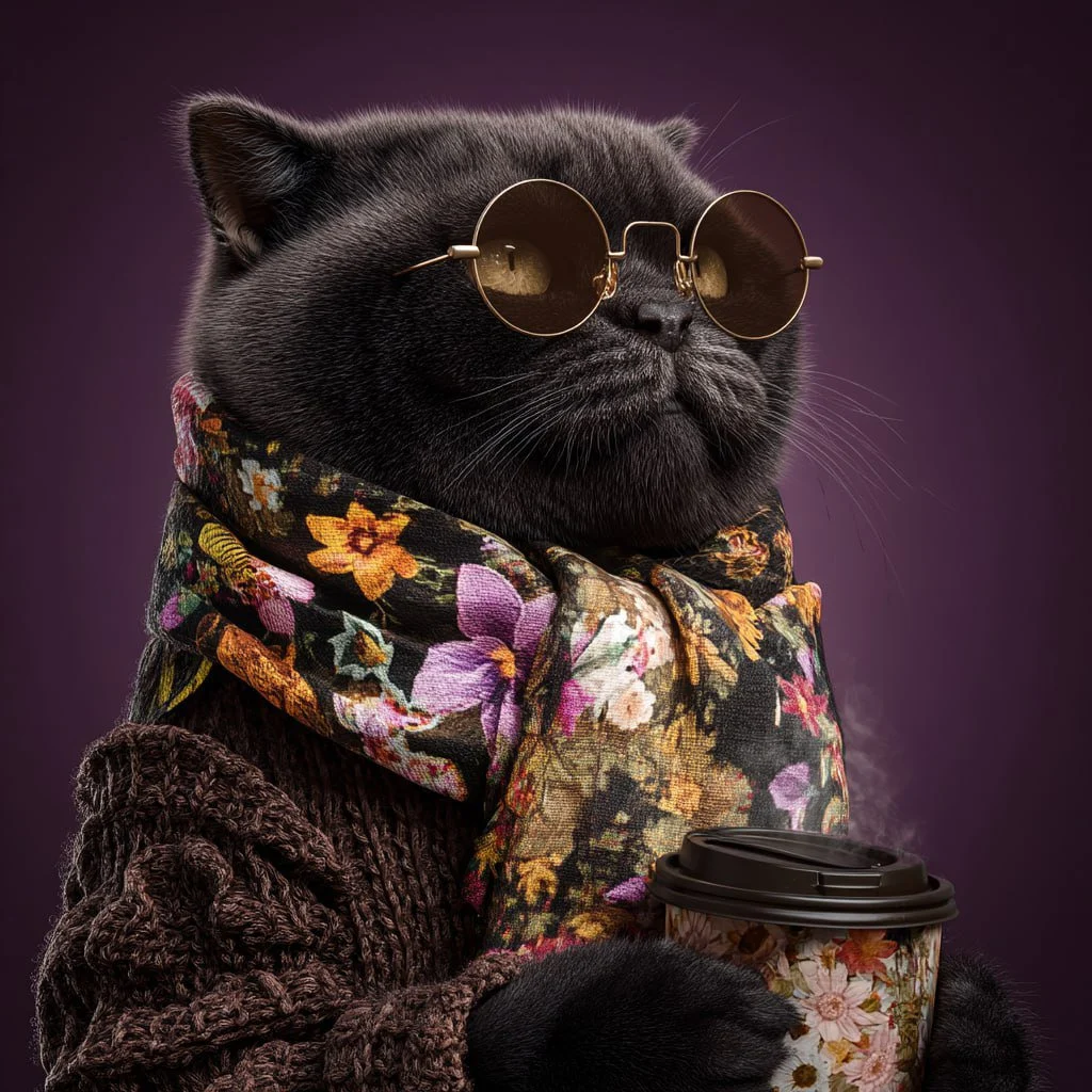 Cool Cat Barista Style