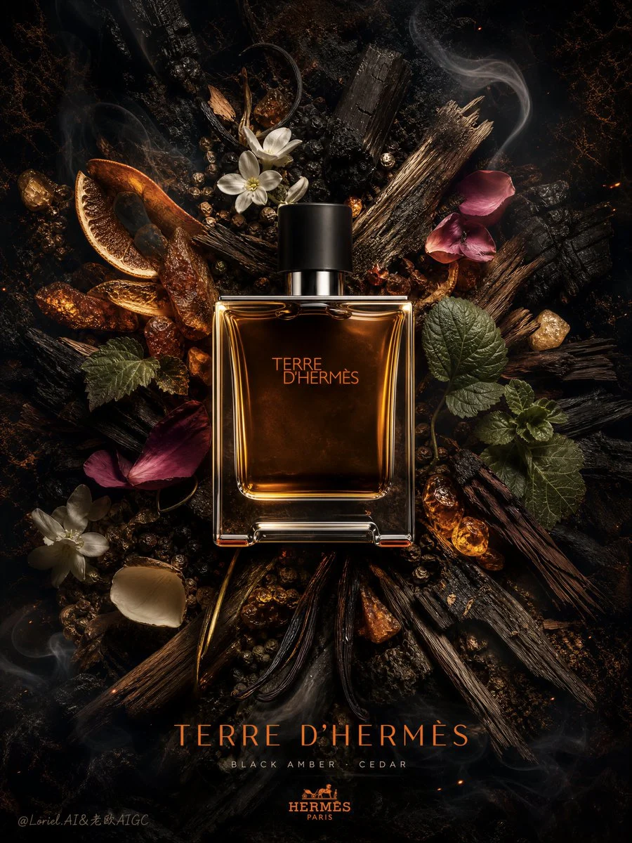 Terre d'Hermès Black Amber Cedar