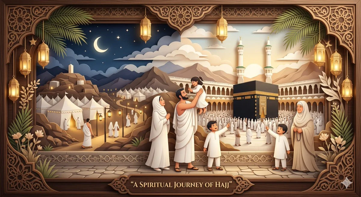 Hajj Paper Diorama Journey