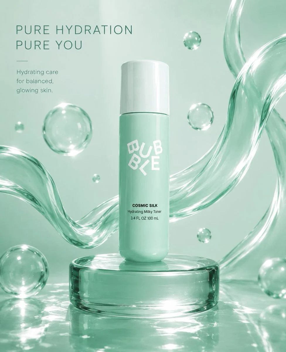 Luxury Mint Green Skincare Ad