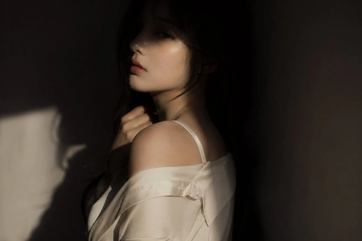 Shadowed Portrait: Quiet Sensuality
