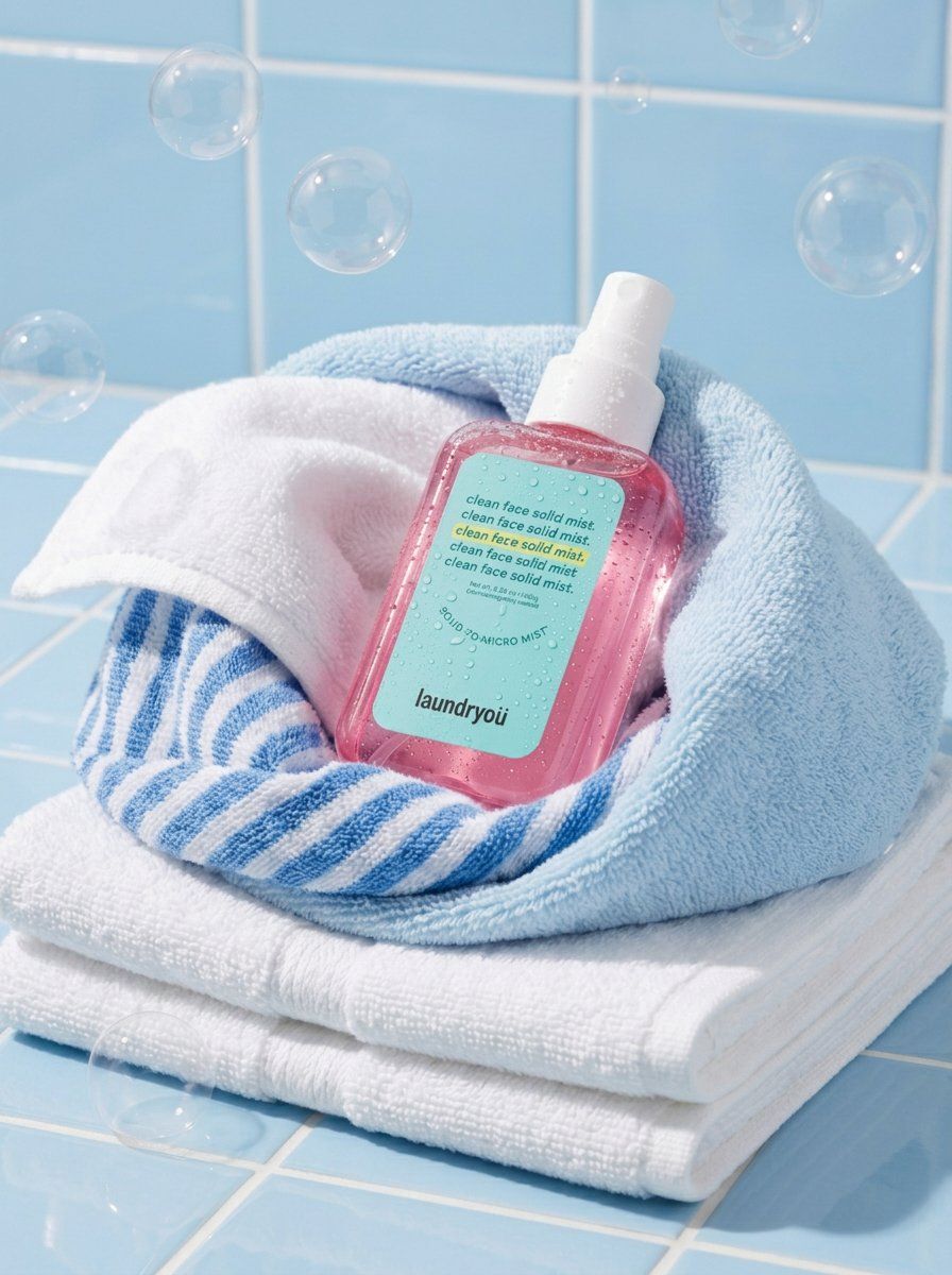 Pink Facial Mist Fresh Bathroom Vibe