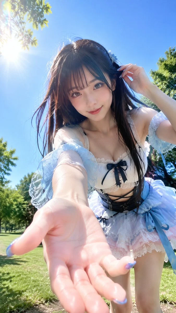 Summer Idol Hand Invitation Portrait