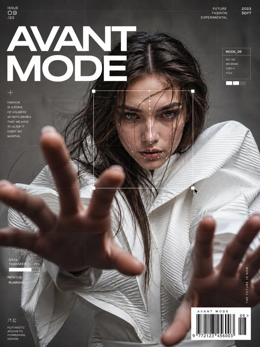 Avant-Garde Fashion Editorial Portrait