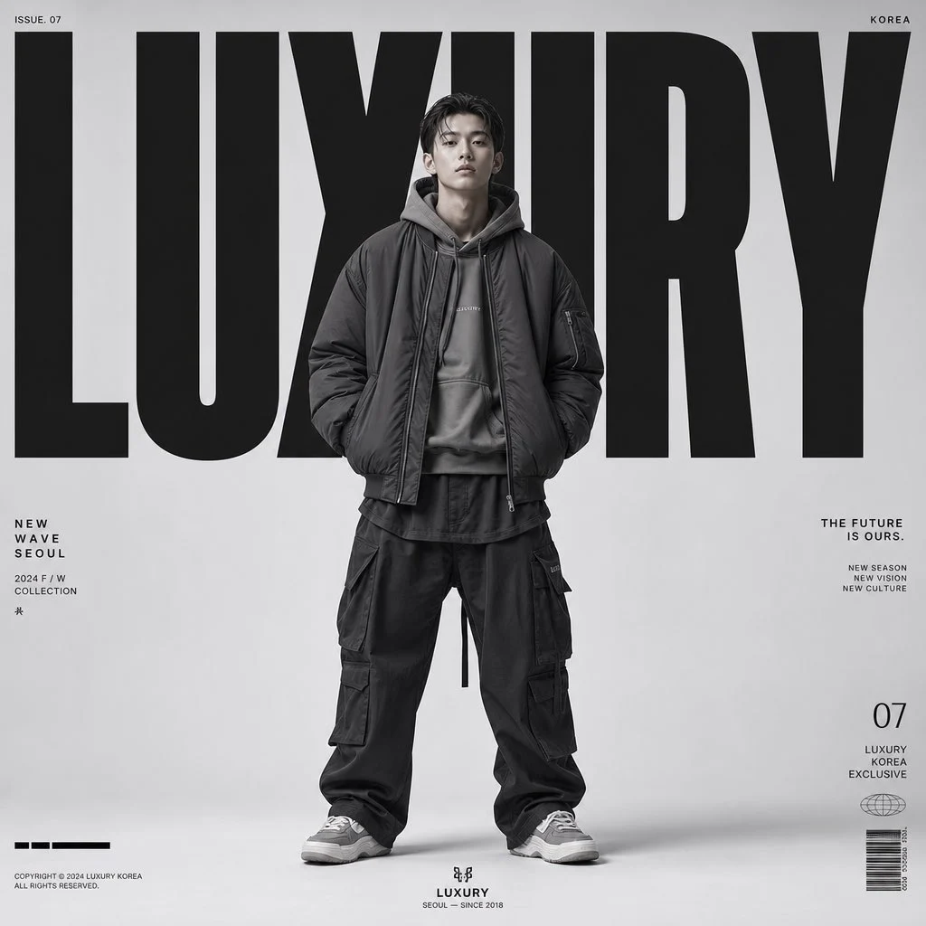 Luxury Korean Streetwear Editorial