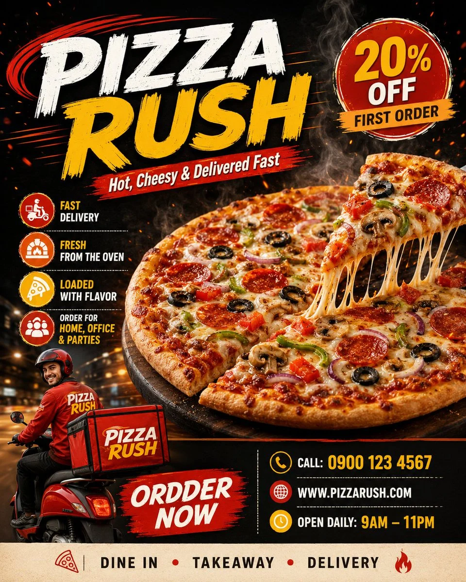 Pizza Rush Premium Ad