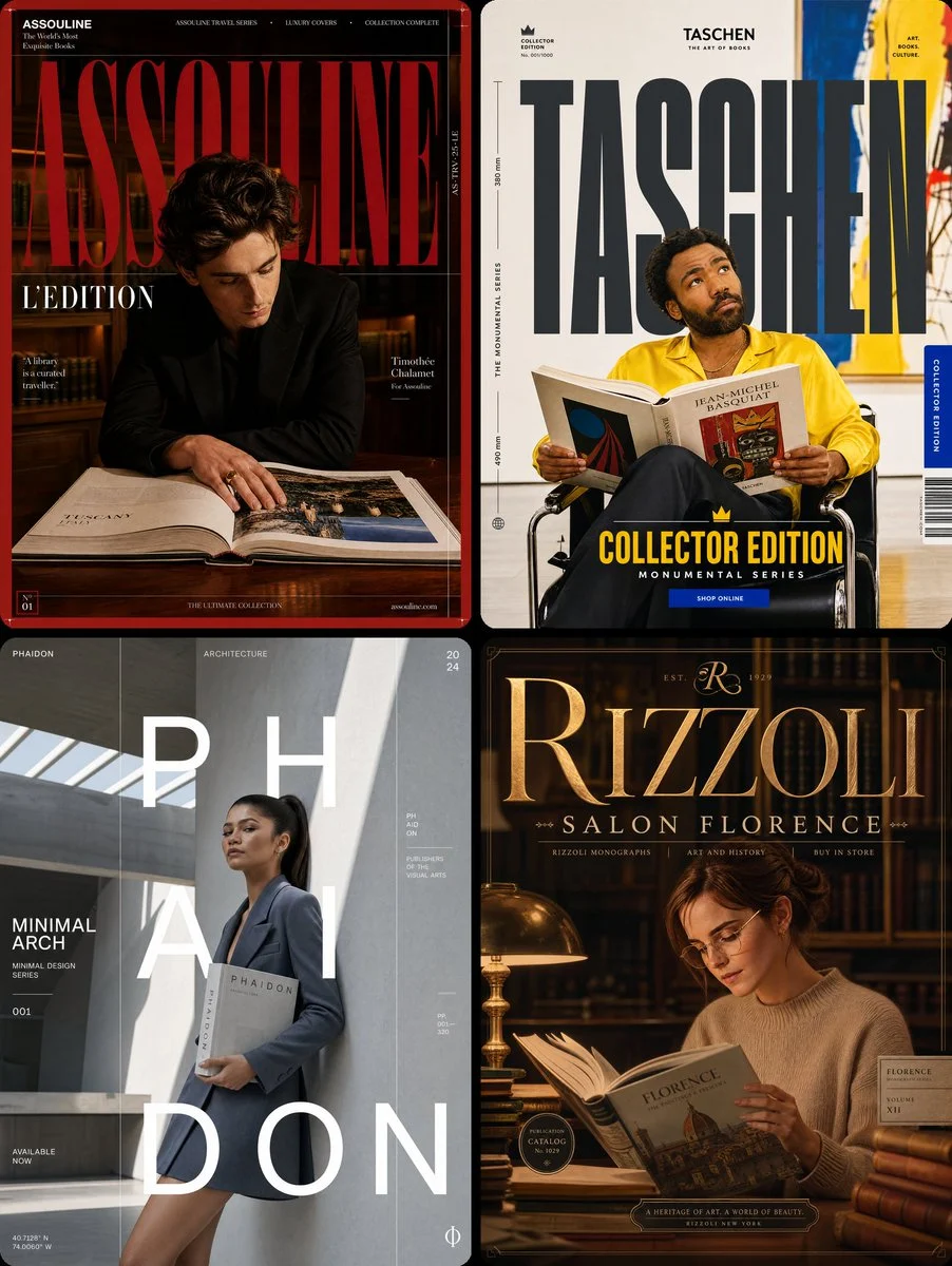 Chalamet Luxury Book Editorial