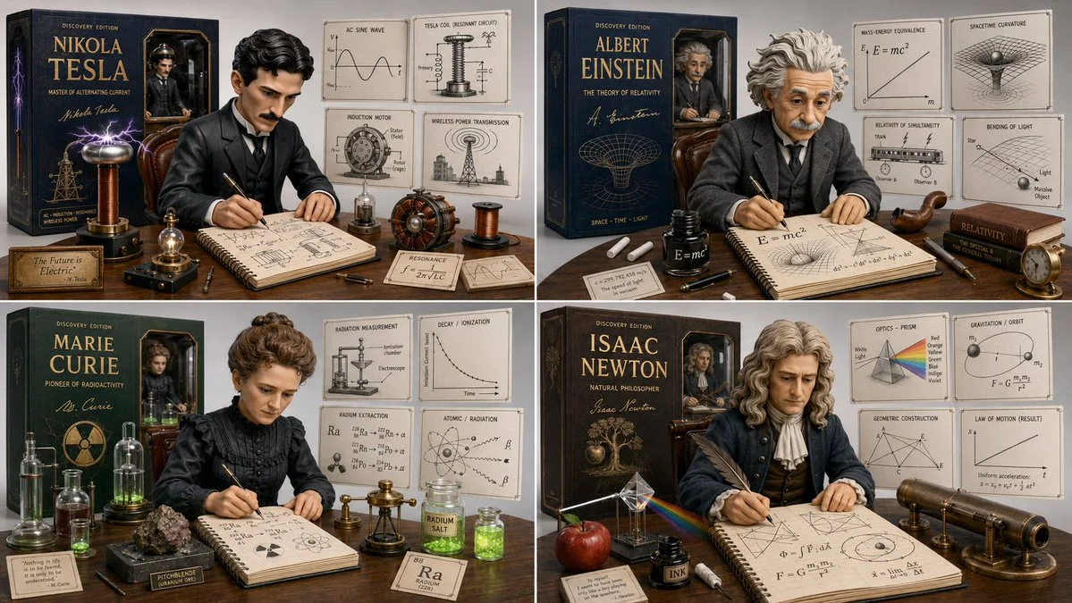 Legendary Scientists Discovery Dioramas