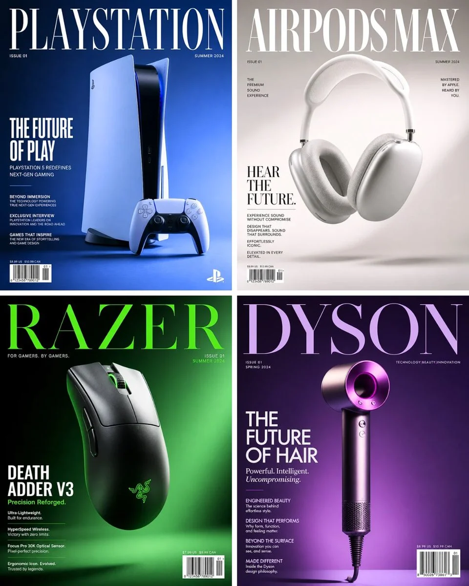 Luxury Magazine Cover Design