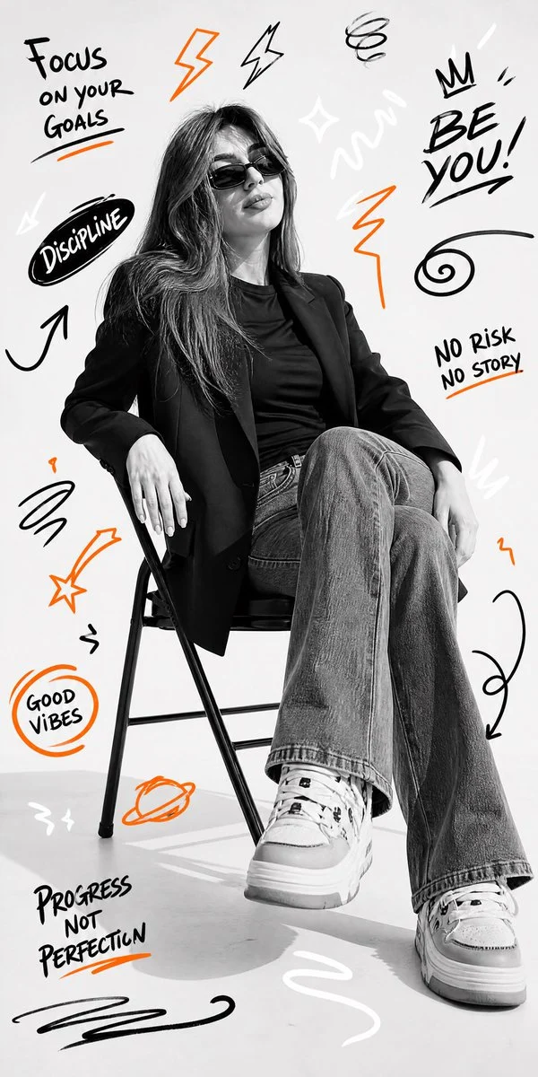 Graffiti Studio Fashion Portrait