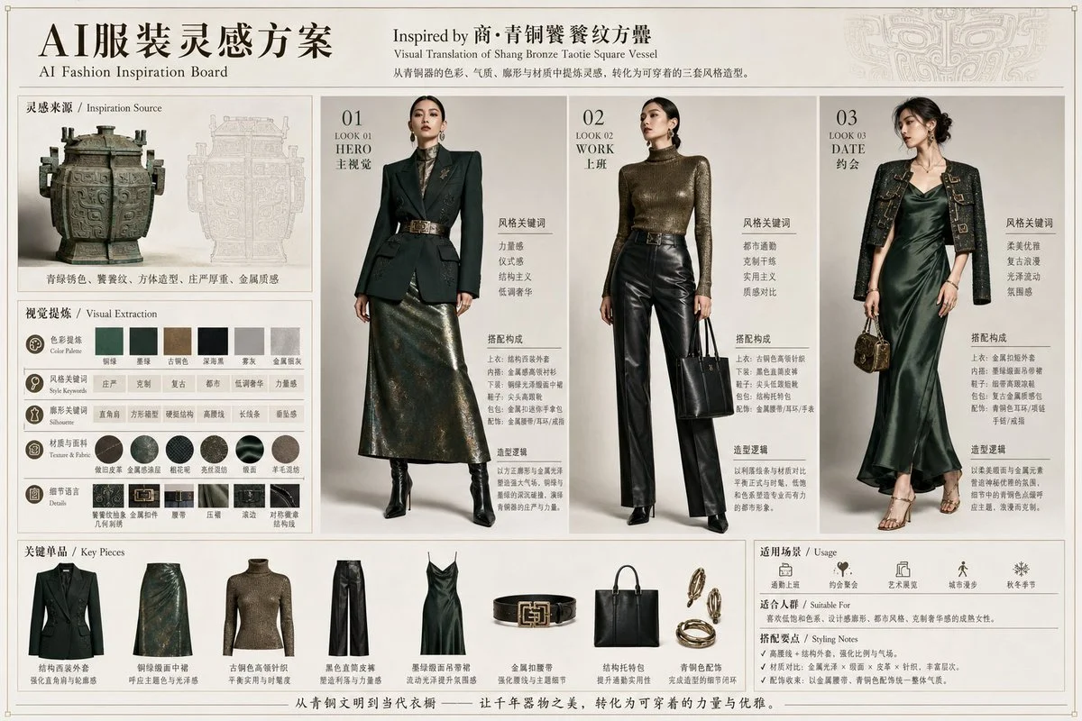 AI Fashion Inspiration Board Generator