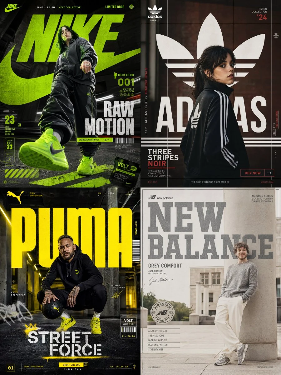 Premium Streetwear Collab Posters