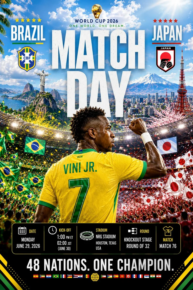 Premium Match Day Poster Design