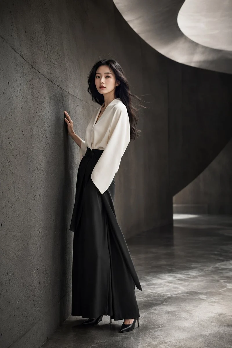 Japanese Minimalist Luxury Fashion Editorial
