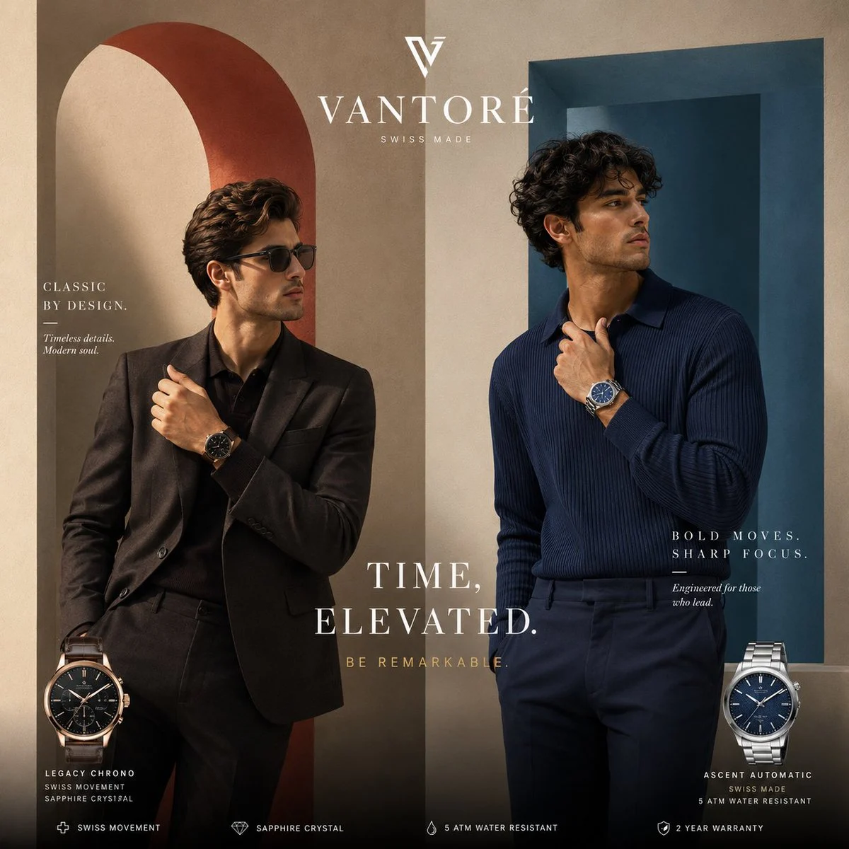 Vantoré Luxury Watch Campaign