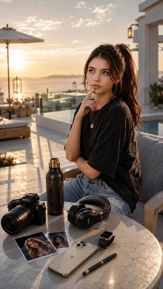 Golden Hour Luxury Terrace