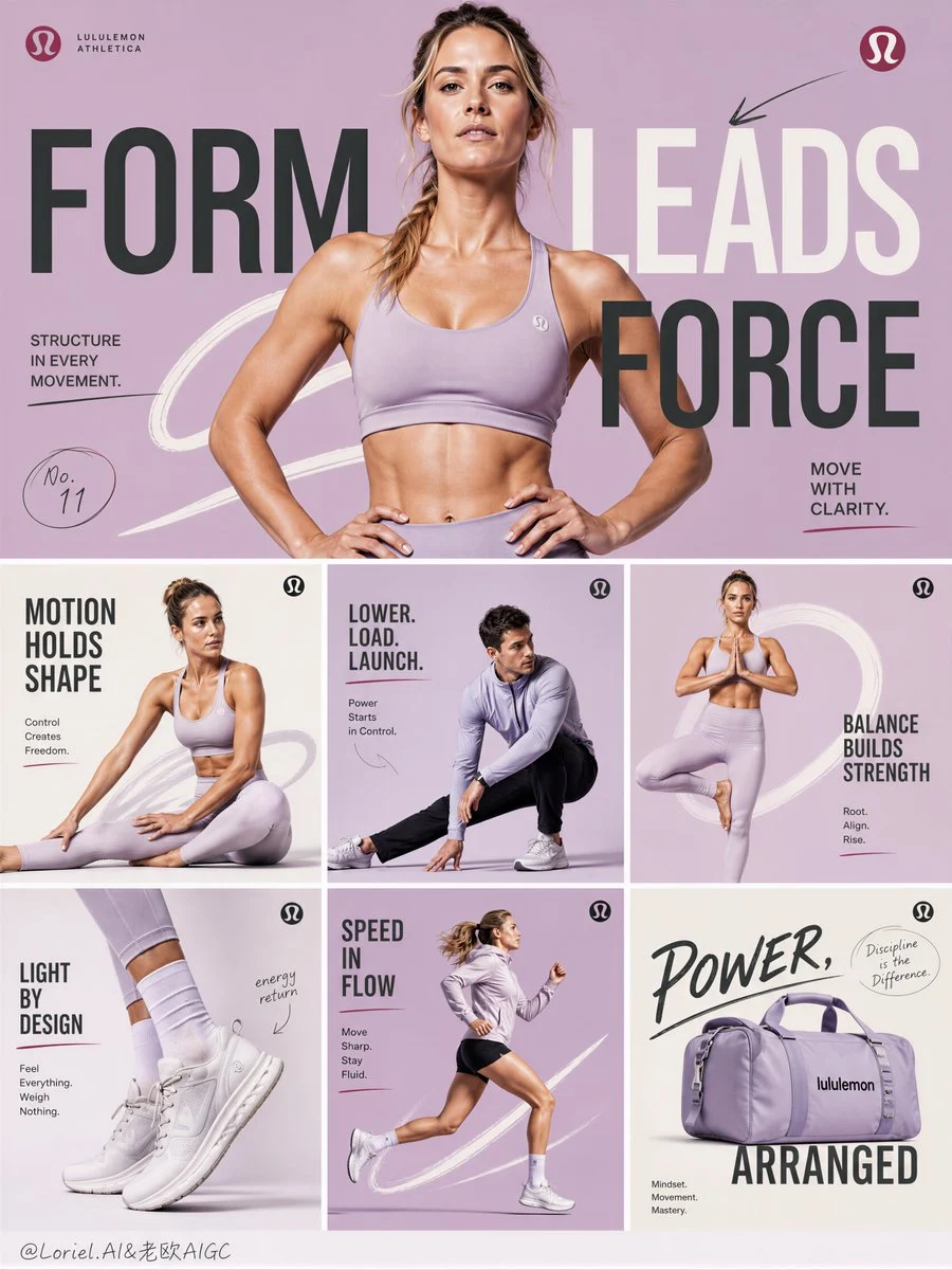 Lululemon Campaign Poster Design