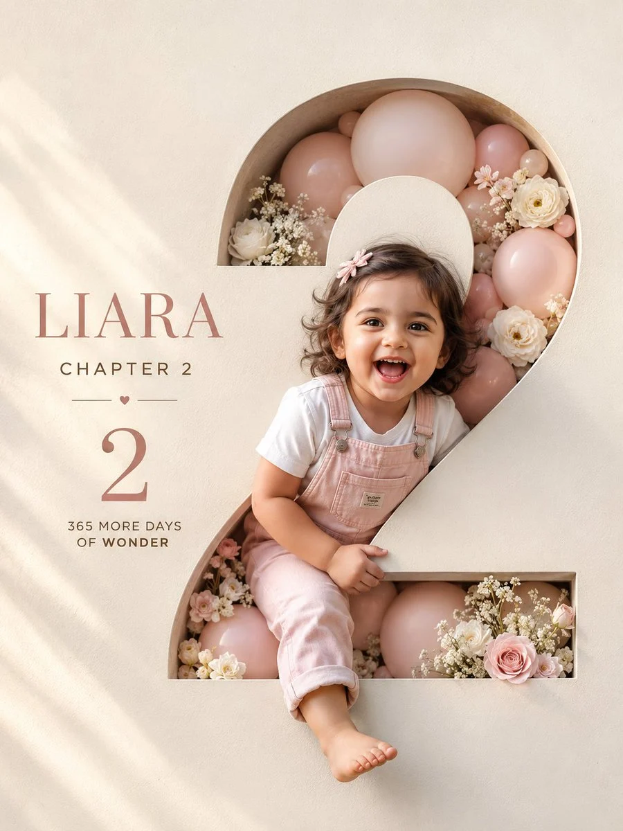 Luxury 3D Birthday Poster Design