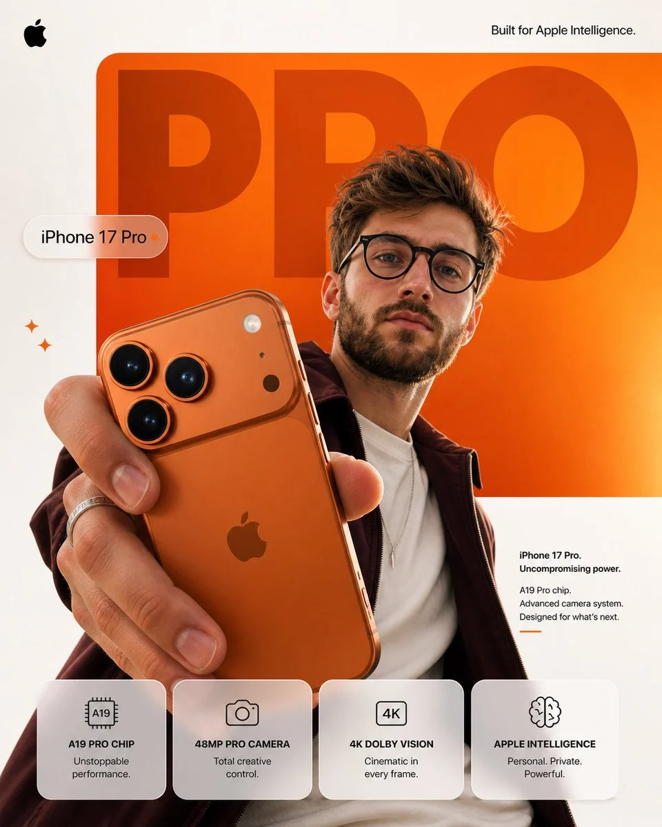 Premium Apple-Style Phone Ad
