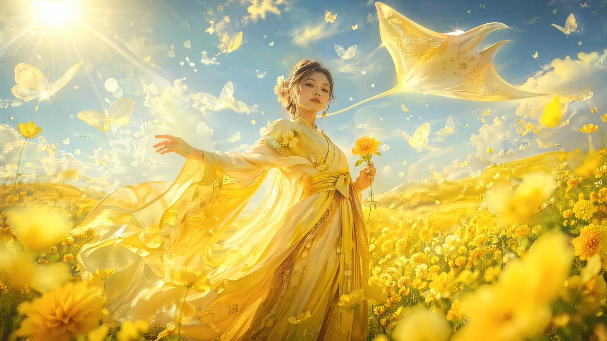 Surreal Flower Sea Dream