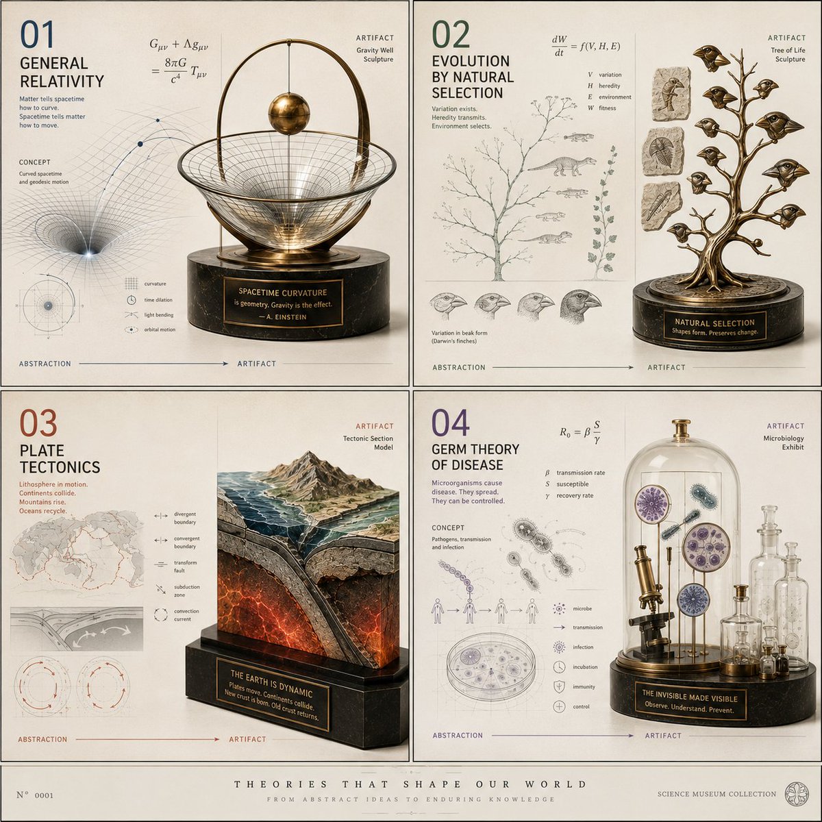 Scientific Theories Visual Evolution