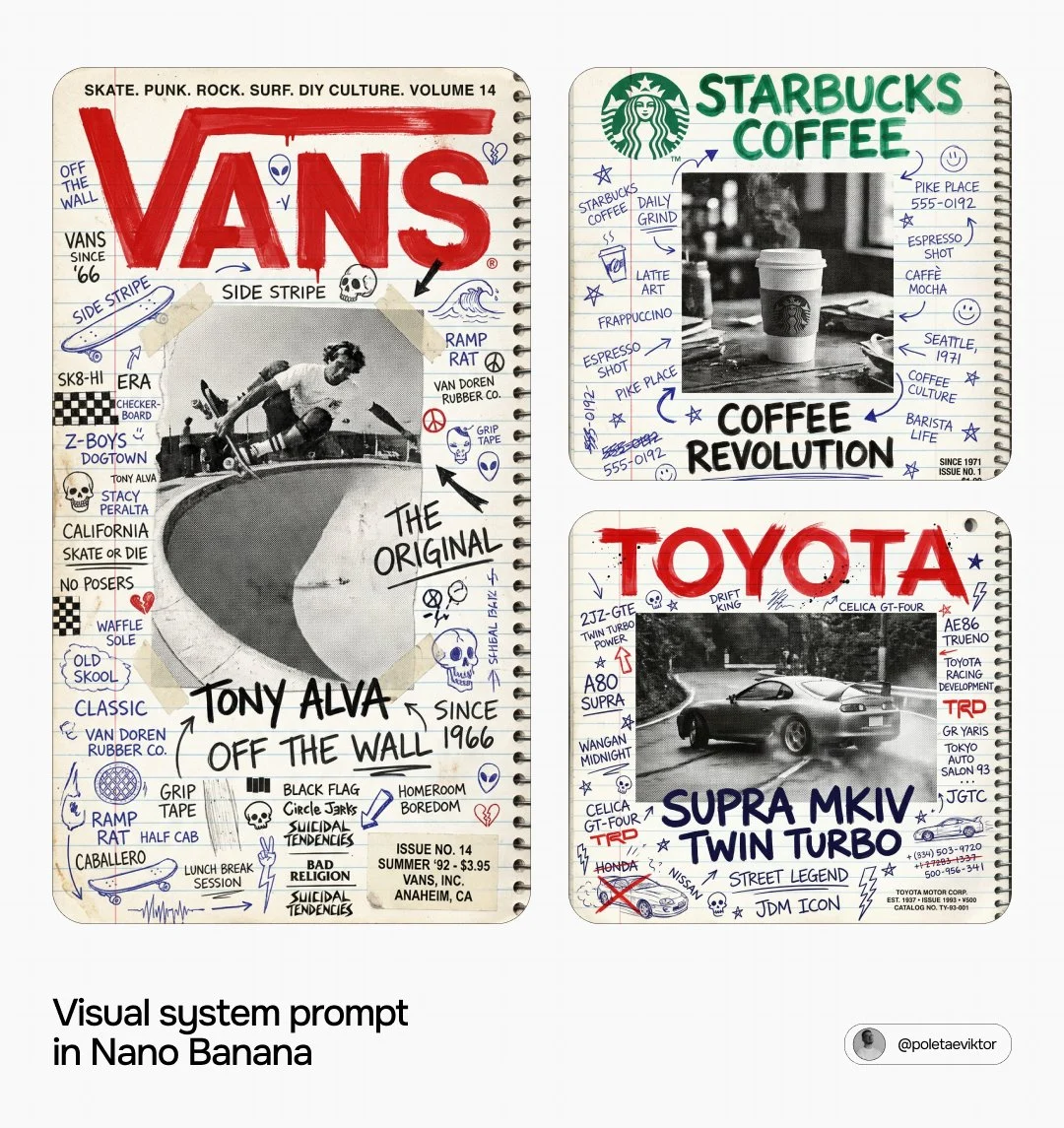 Brand Zine Notebook Cover