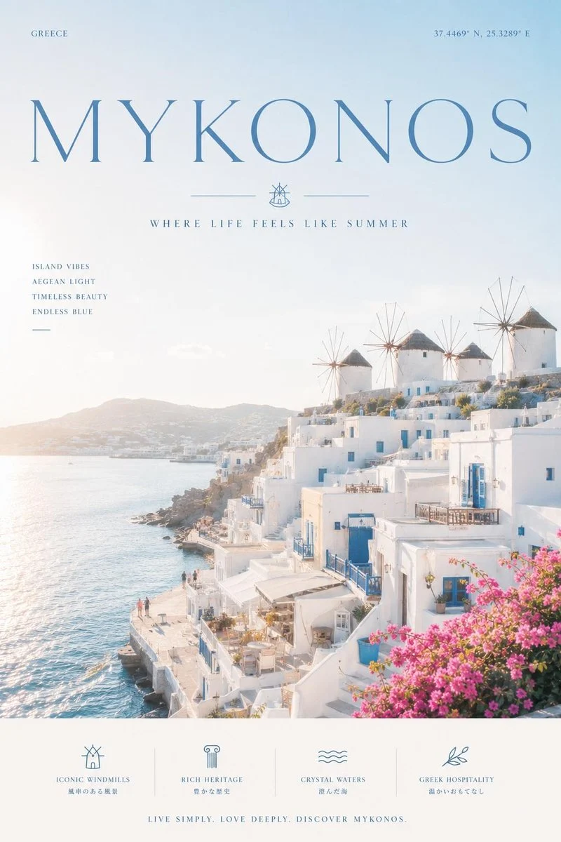 Cinematic Minimalist Travel Poster