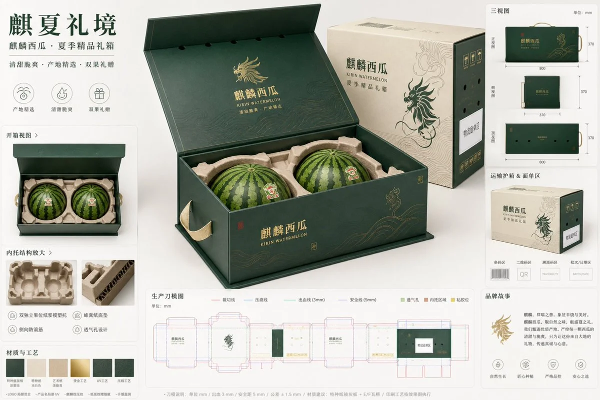 Kirin Watermelon Luxury Gift Box