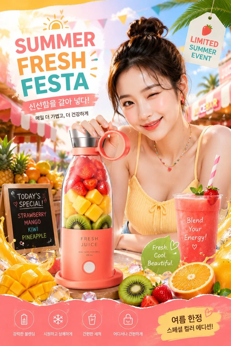 Korean Summer Blender Commercial