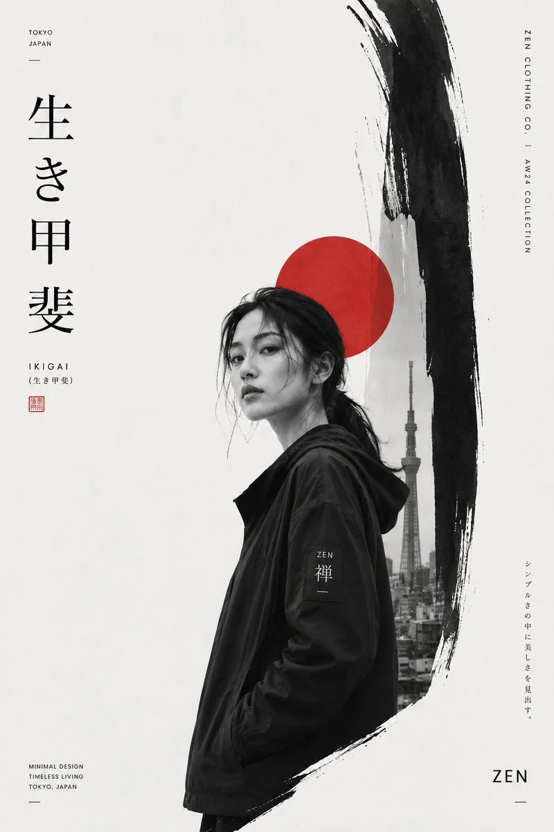 Zen Minimalist Fashion Editorial