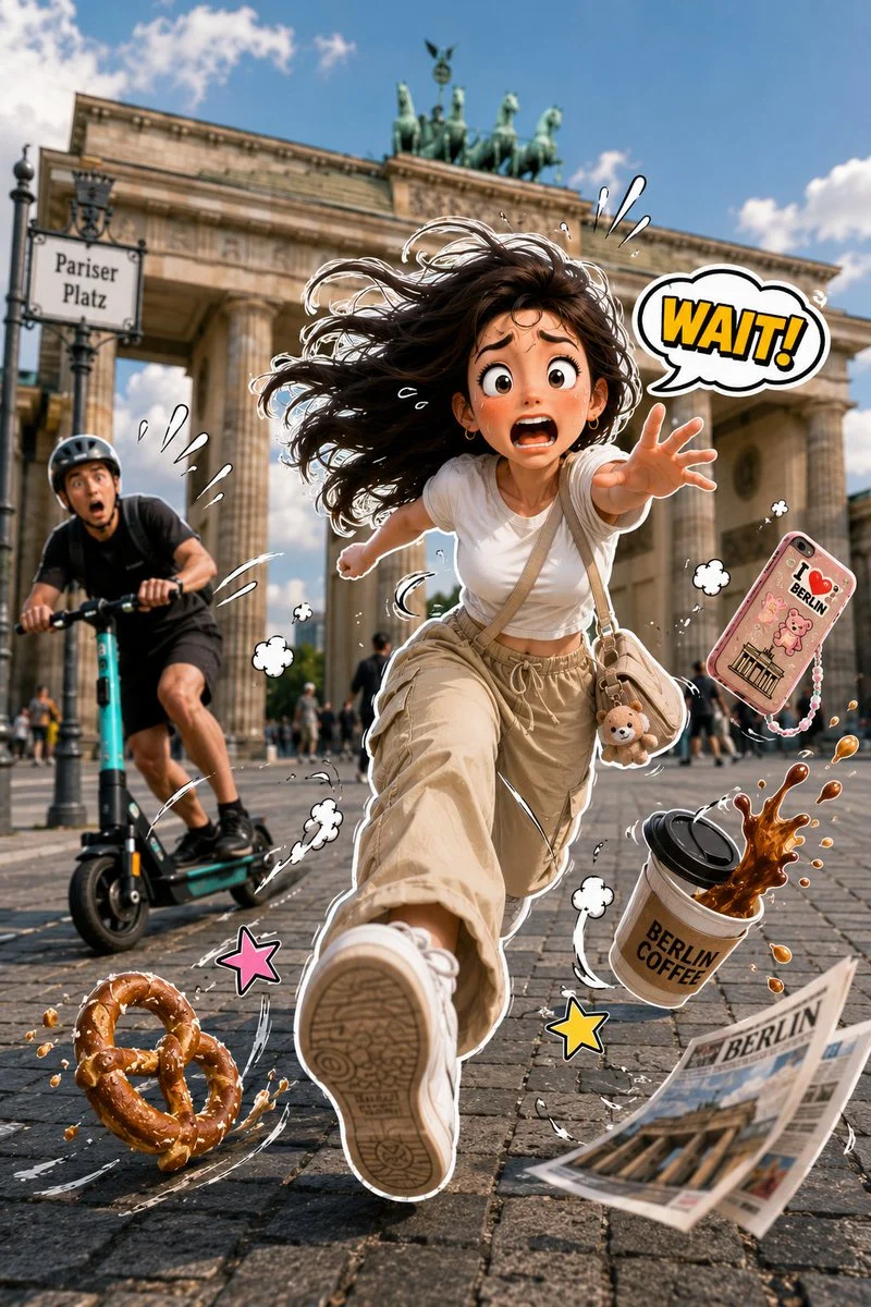 3D Sticker Character Invades Reality