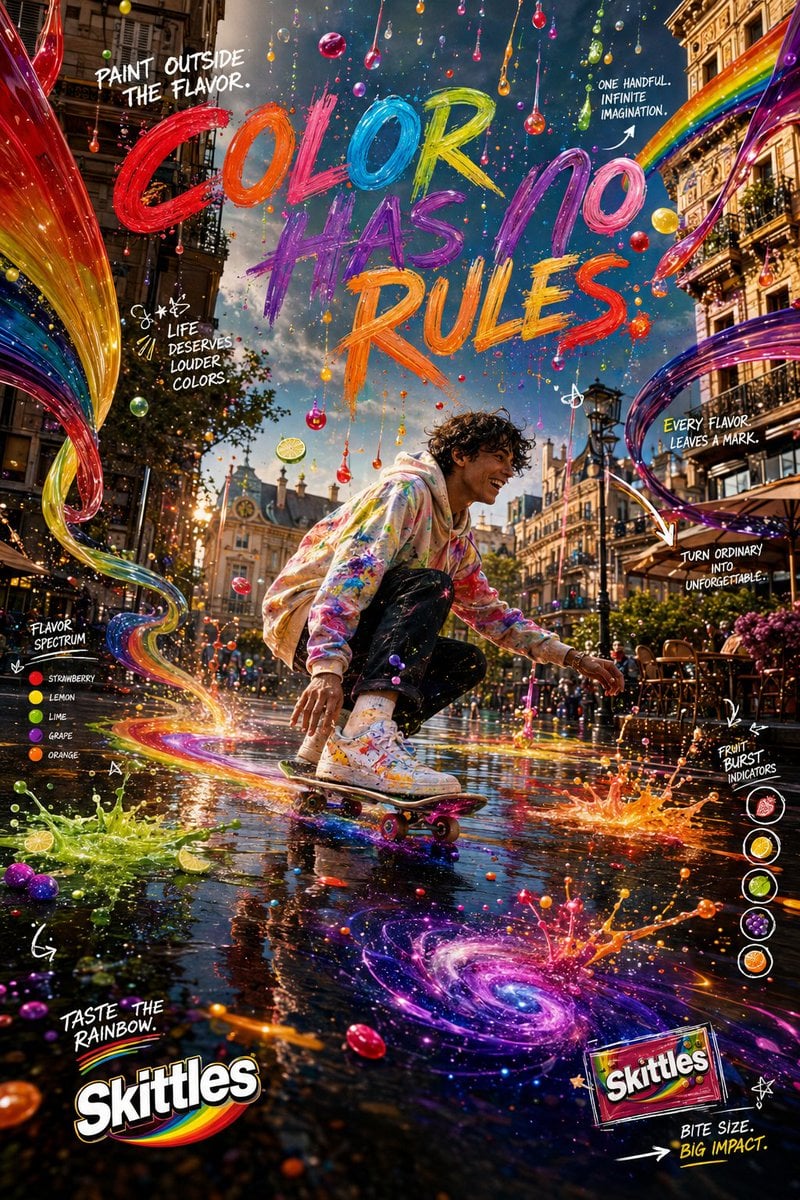 Skittles Flavor Storm Campaign