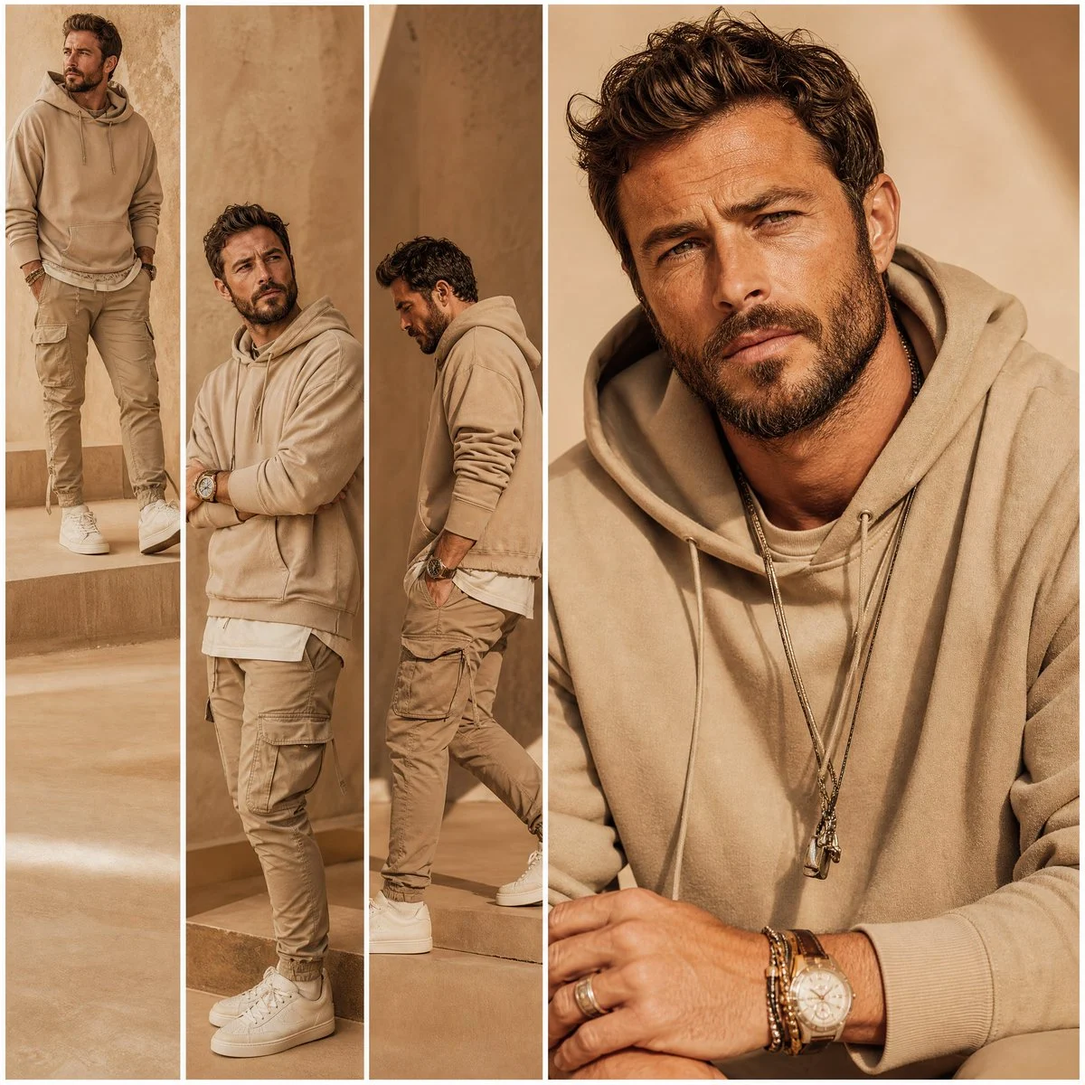 Premium Sand Tone Fashion Lookbook